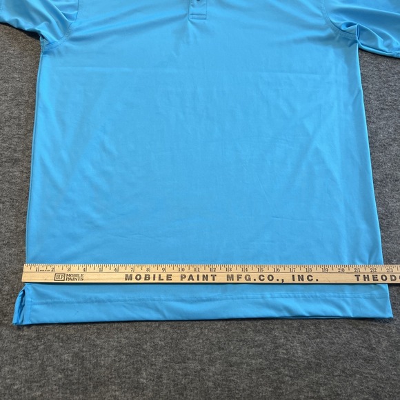 Cutter & Buck Polo Mens Large Blue CB DryTec Moisture Wicking Golf Ready To Wear - Picture 4 of 8